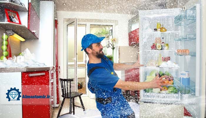 تنظیم نبودن دمای یخچال