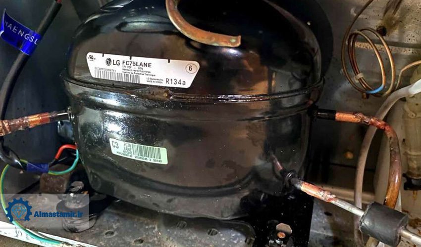 10. کمپرسور یخچال داغ میشود