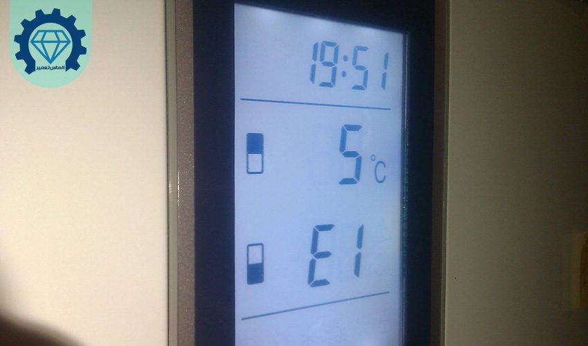 ارور E1 یخچال نیکسان