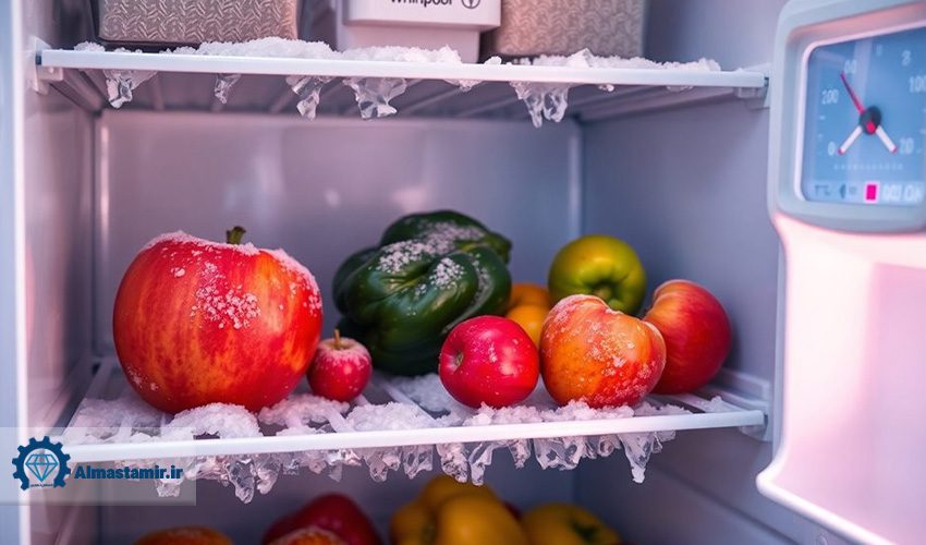 7. یخ زدن داخل یخچال سیلوان