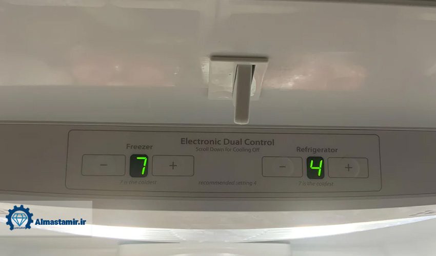 5. پایین بودن درجه یخچال