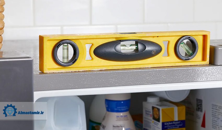 تراز نبودن یخچال آیسان