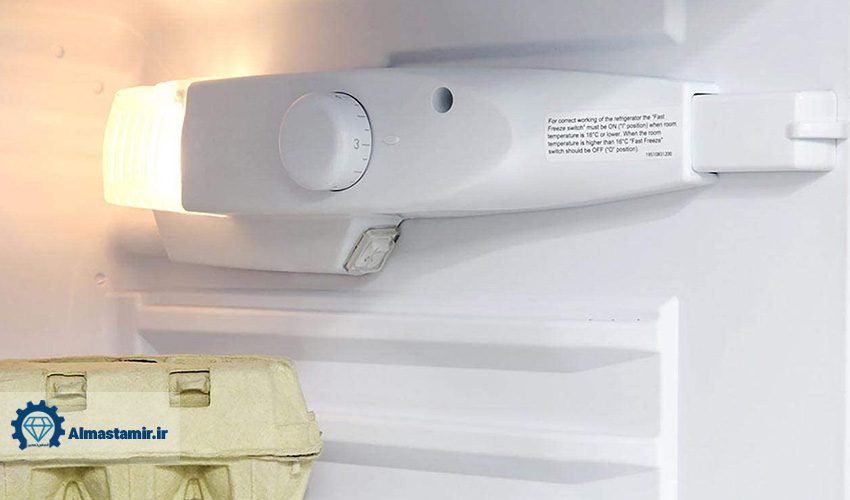 11. روشن نشدن چراغ یخچال وایت هاوس