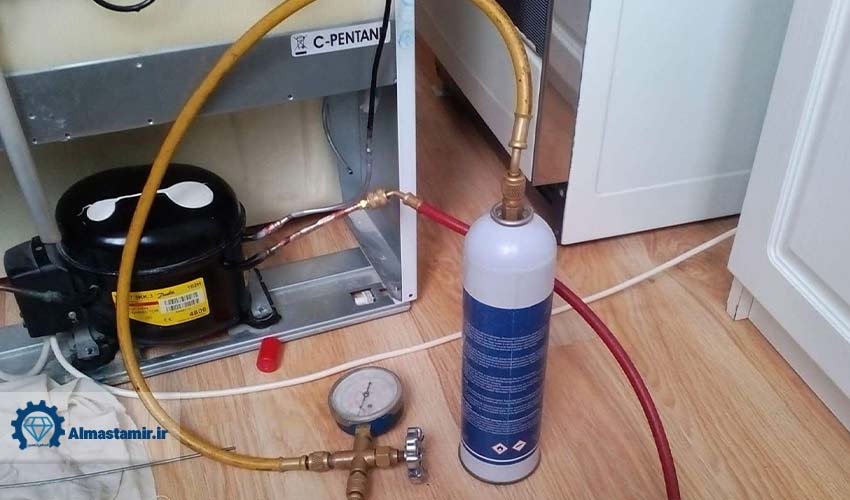 7. کاهش گاز مبرد