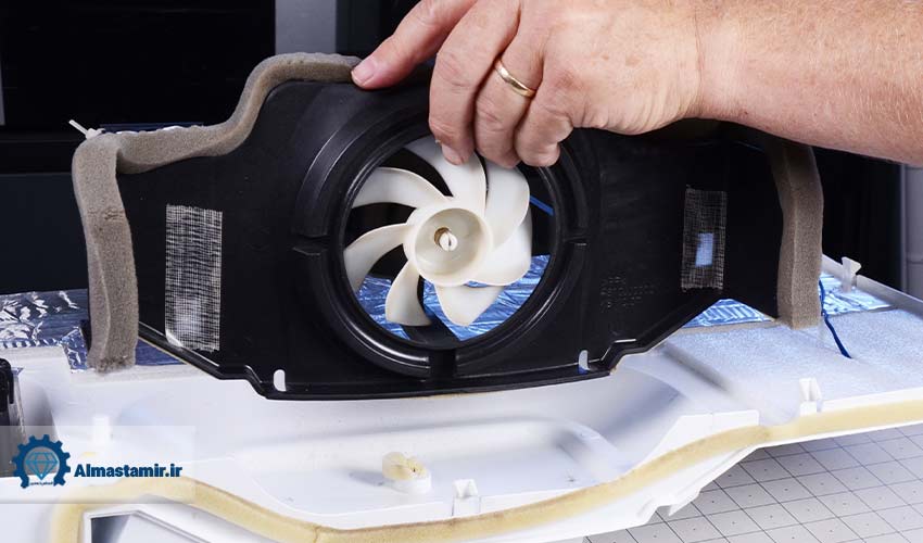 2. خرابی فن یخچال