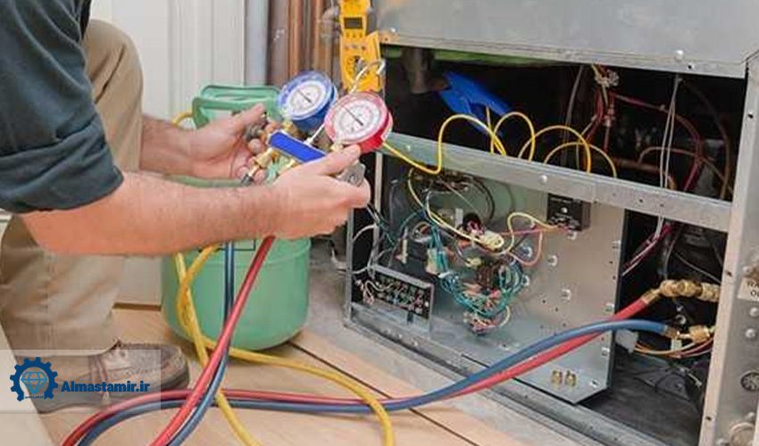 7. نشت گاز مبرد