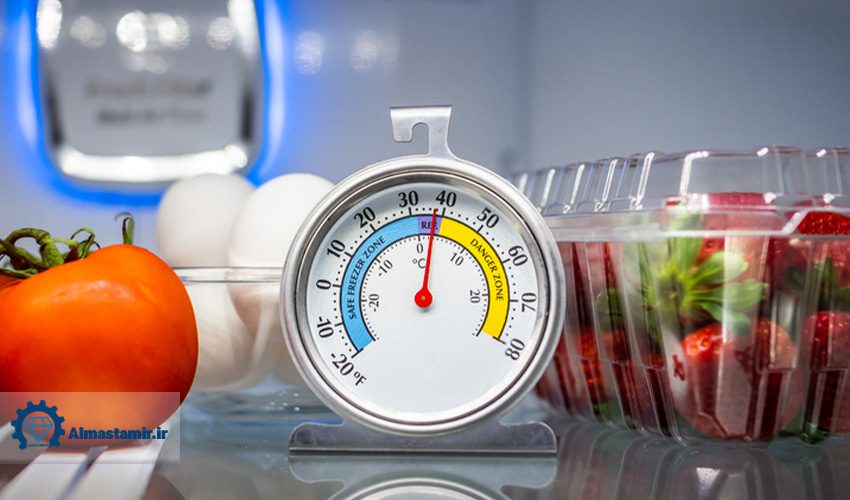 بالا بودن دمای یخچال