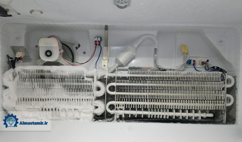 4. وجود مشکل در سیستم دیفراست یخچال کنوود