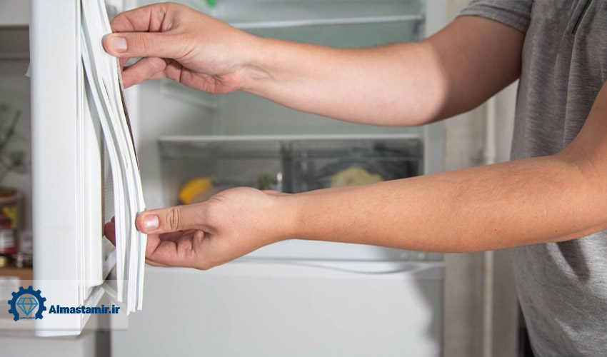 خرابی نوار دور درب یخچال