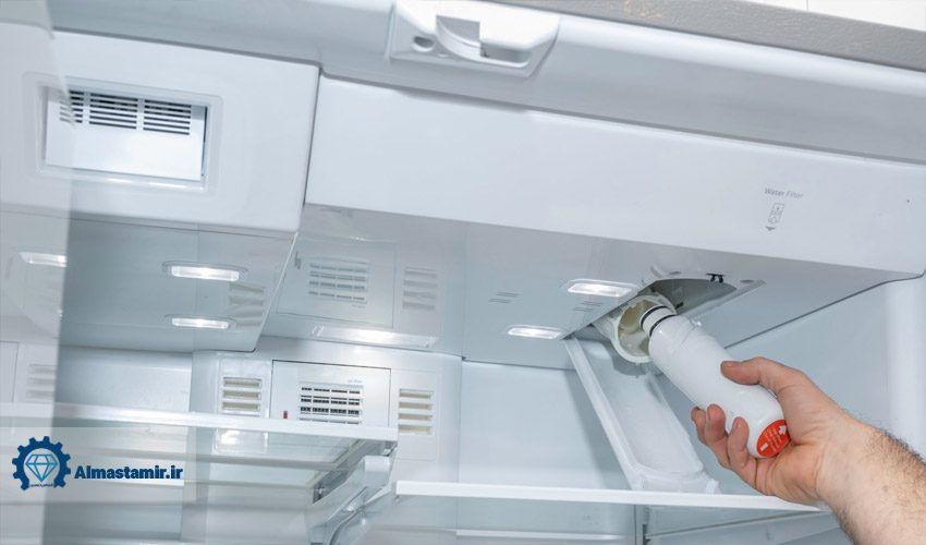 انسداد فیلتر یخ ساز یخچال