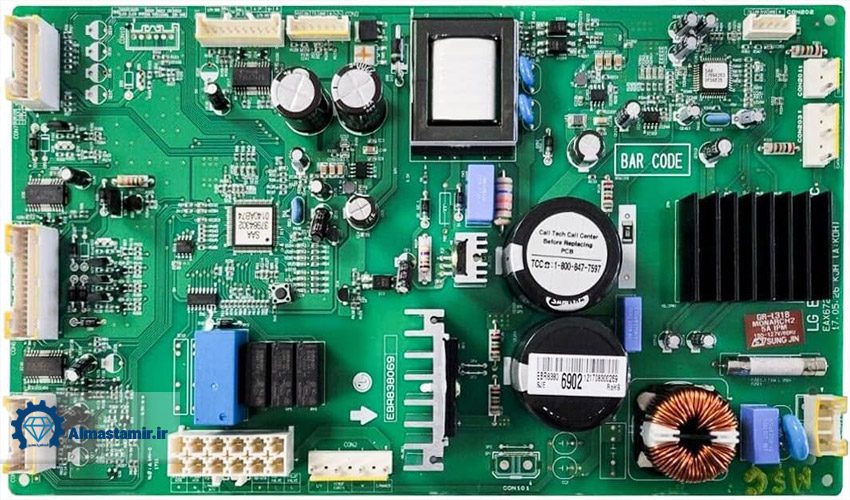 خرابی برد الکترونیکی یخچال