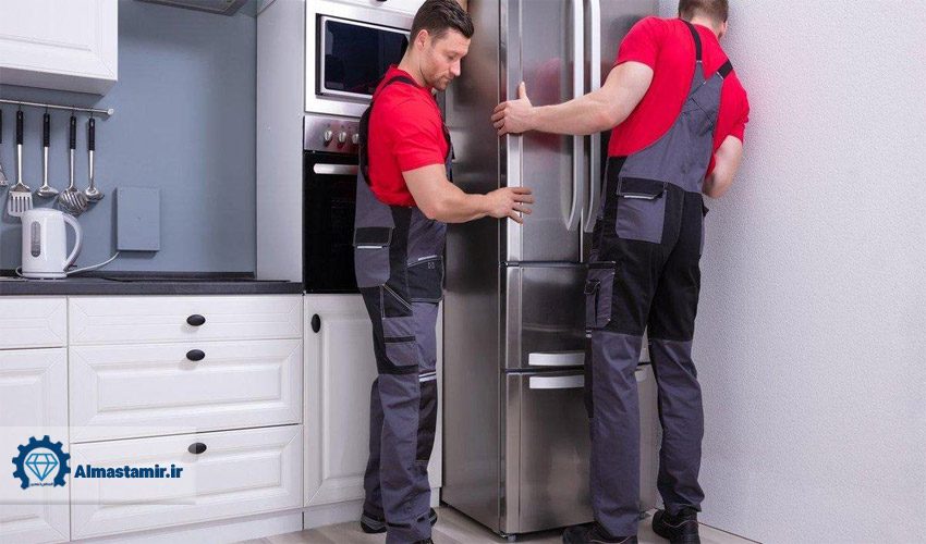 یخچال تازه نصب شده