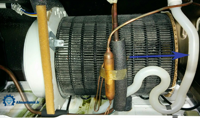 نشت آب در یخچال وایت هاوس