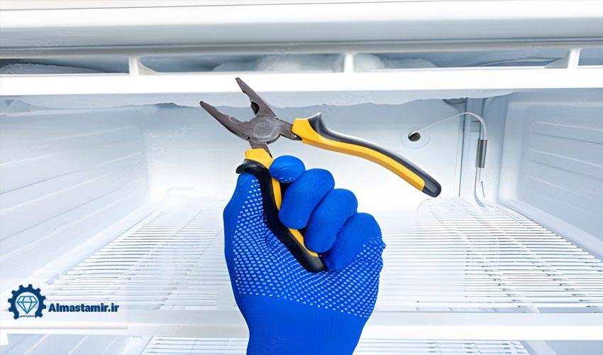 آماده سازی و ایمنی قبل از تعویض فن یخچال