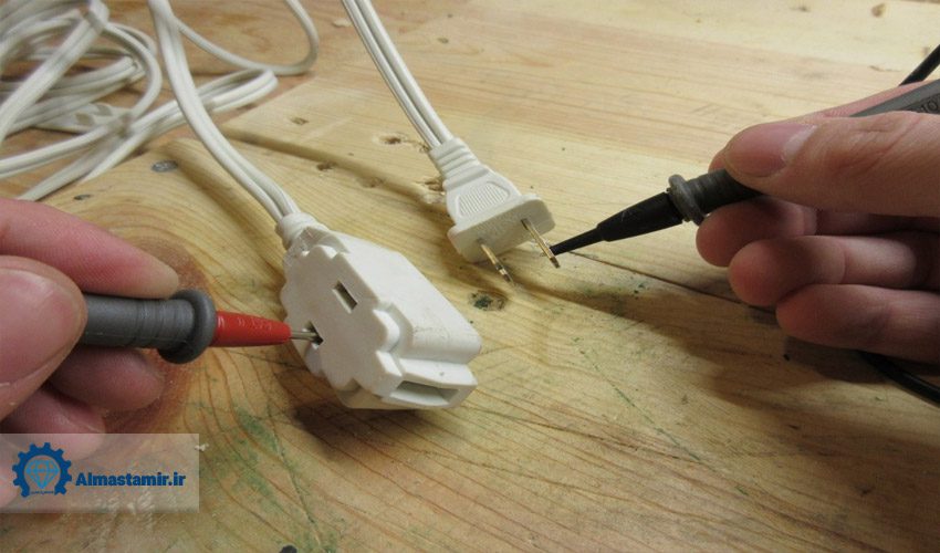 خرابی کابل یا دوشاخه یخچال