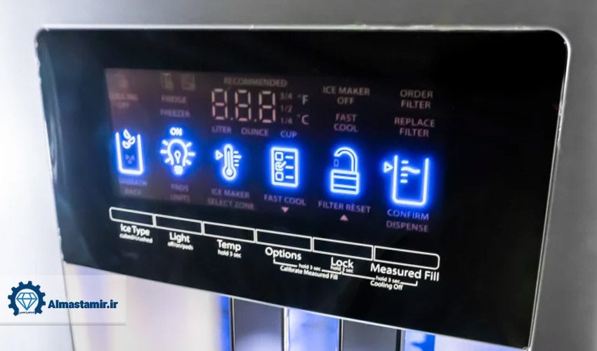 خاموش بودن کلید یخساز یخچال