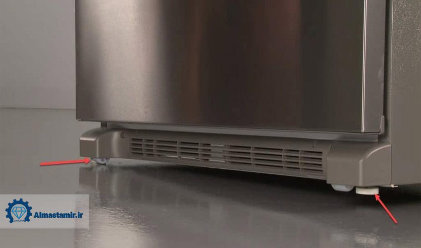 تراز نبودن یخچال